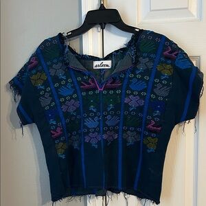 Arloom Women's Colorful Embroidered Blouse